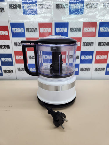 Mini PROCESADOR 240W, 0.83 litros, DE Alimentos, 1 Decibelios, Acryl, 2 Velocidades, Blanco KitchenAid KFC3516